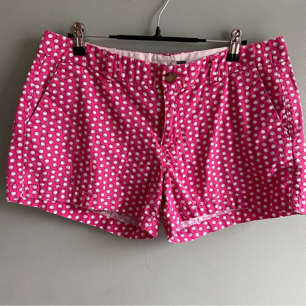 Pink Beach Print Seashell Women's Old Navy San Francisco California shorts